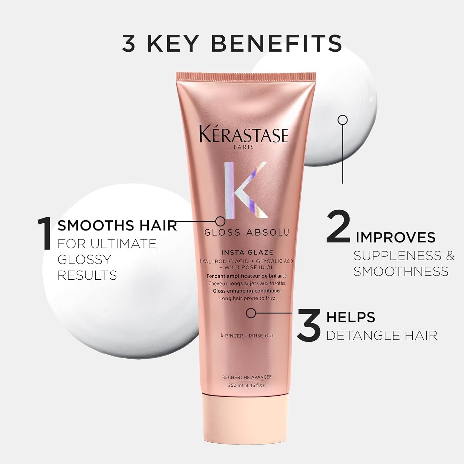 Kérastase Gloss Absolu High-Shine Anti-Frizz Shampoo and Conditioner Set