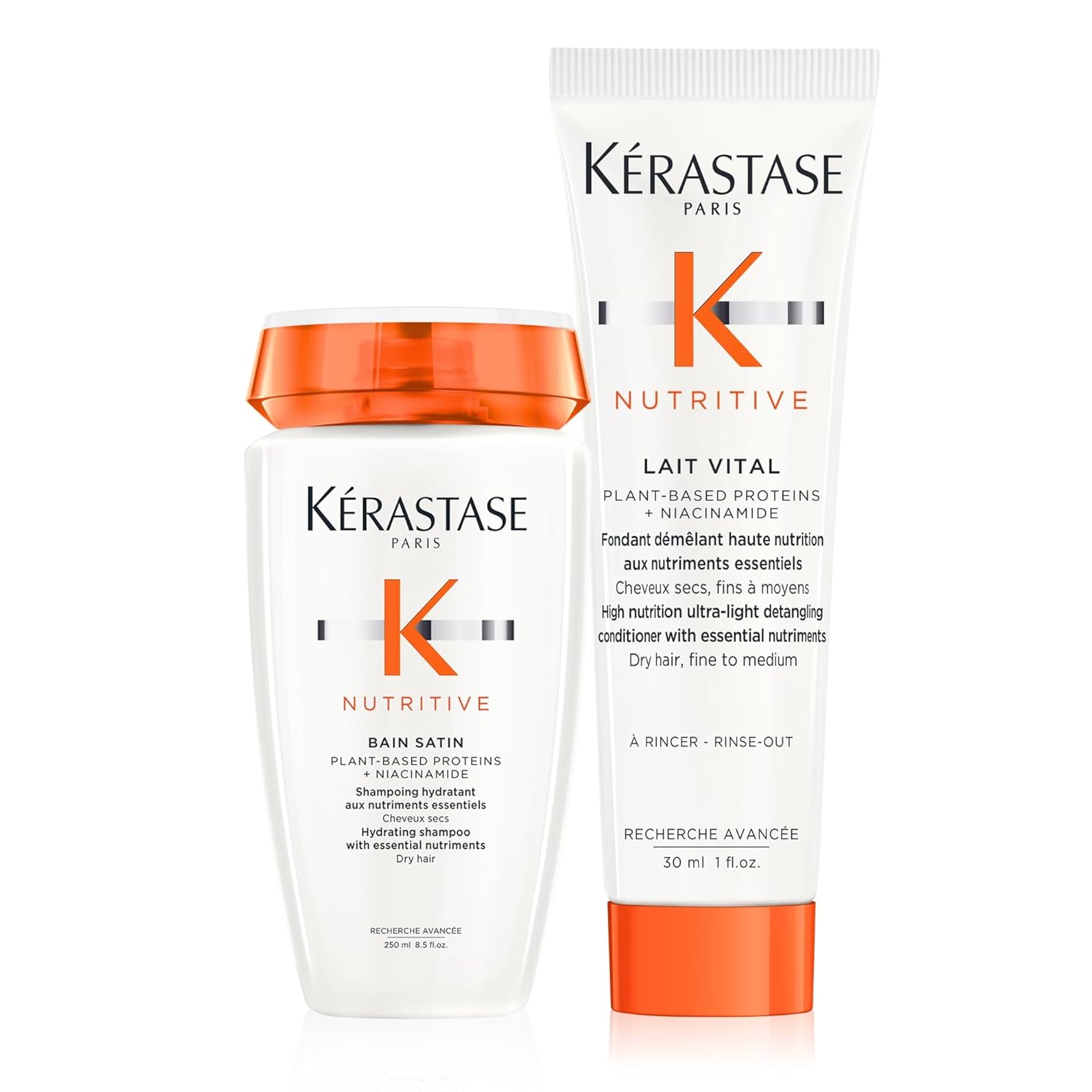 Kérastase Nutritive Bain Satin Shampoo & Lait Vital Conditioner Set