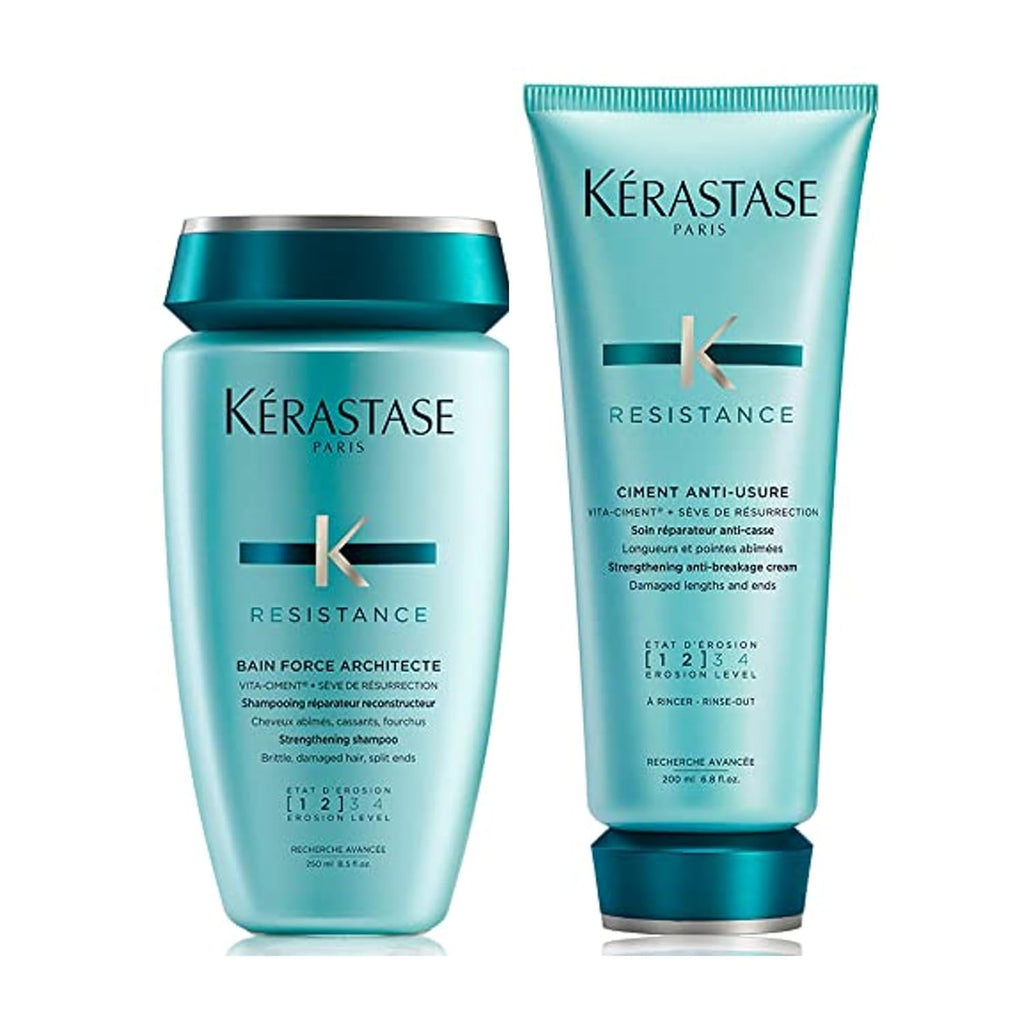 Kérastase Resistance Force Architecte Shampoo & Ciment Anti-Usure Conditioner Set