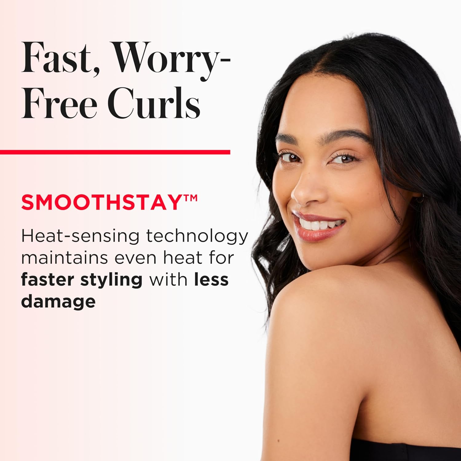 Revlon SmoothStay 1.5 Inch Coconut Oil Infused Hair Curling Iron