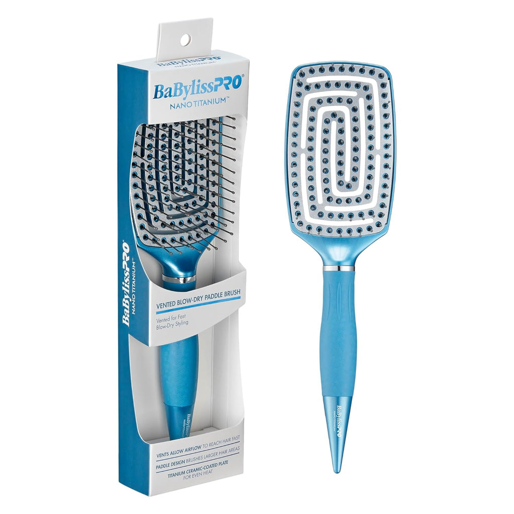 BaBylissPRO Nano Titanium Vented Blow-Dry Paddle Brush