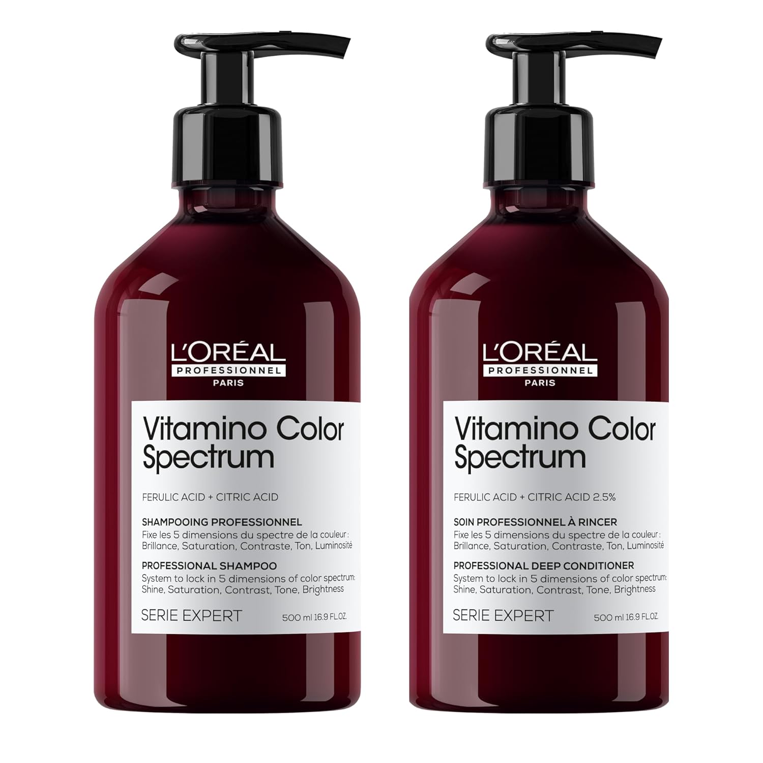 L'Oréal Professionnel Paris Vitamino Color Spectrum Shampoo & Deep Conditioner Set