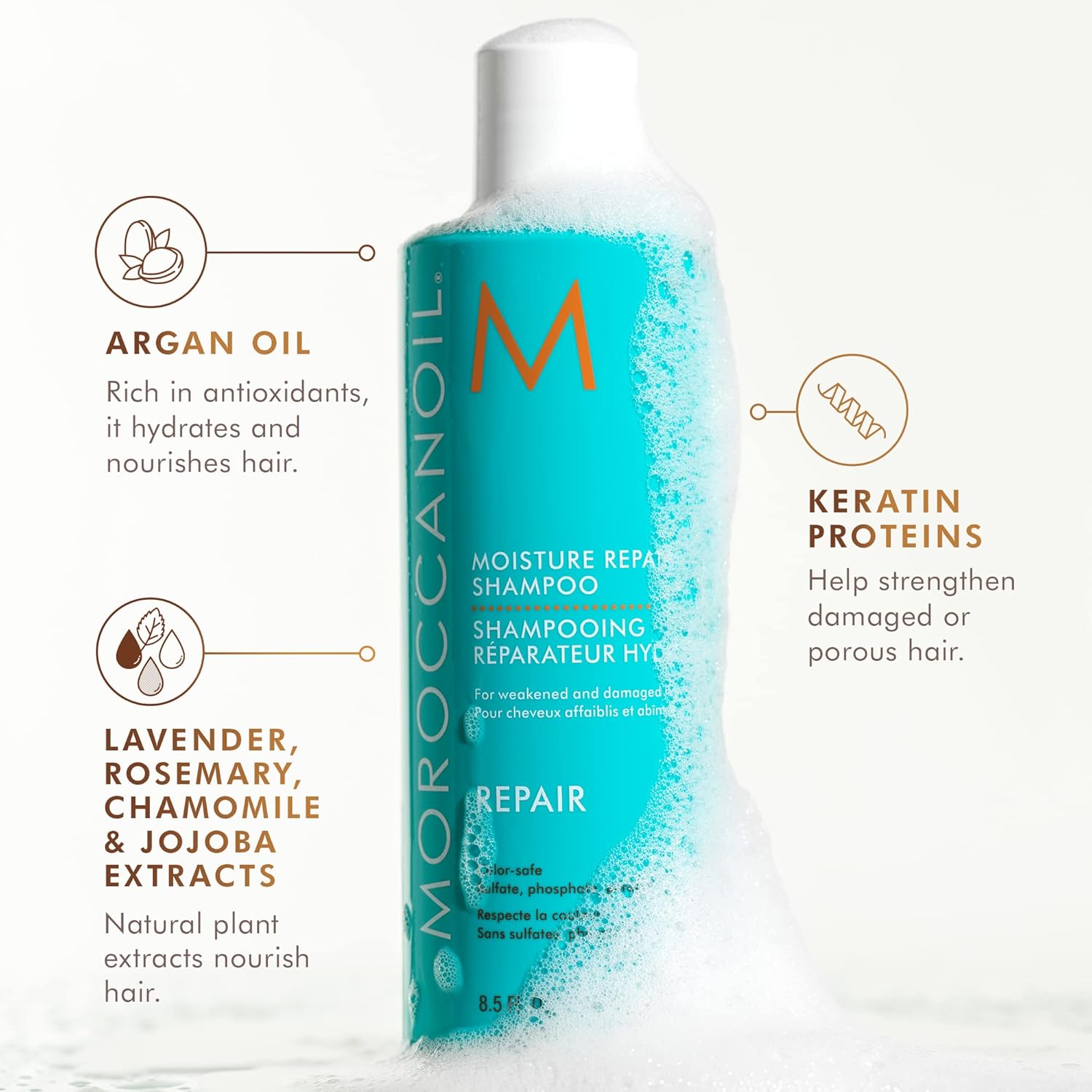 Moroccanoil Moisture Repair Shampoo and Conditioner Set