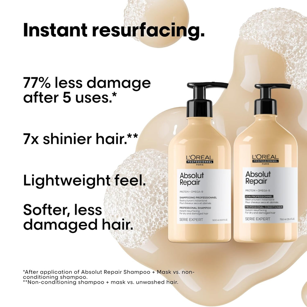 L'Oréal Professionnel Paris Absolut Repair Shampoo & Conditioner Set