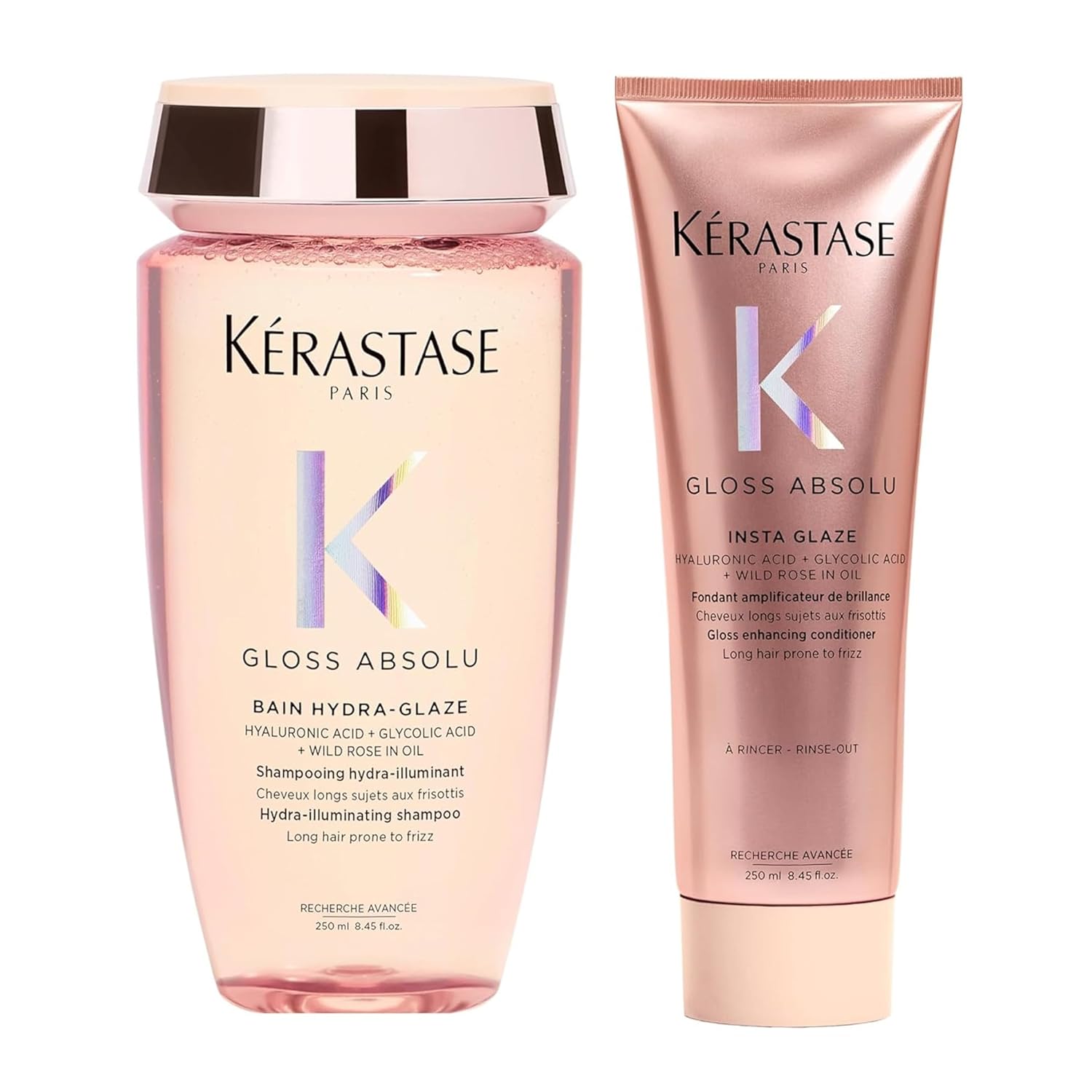 Kérastase Gloss Absolu High-Shine Anti-Frizz Shampoo and Conditioner Set