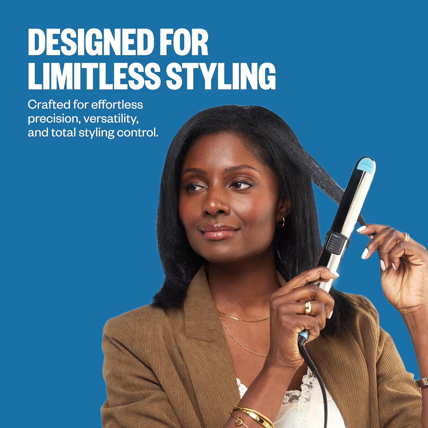 BaBylissPRO Nano Titanium Prima Ionic Hair Straightener Professional Flat Iron & Curling Iron