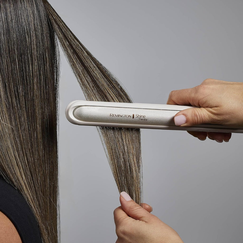 Remington Shine Therapy 1 inch Flat Iron Infused with Argan Oil & Keratin