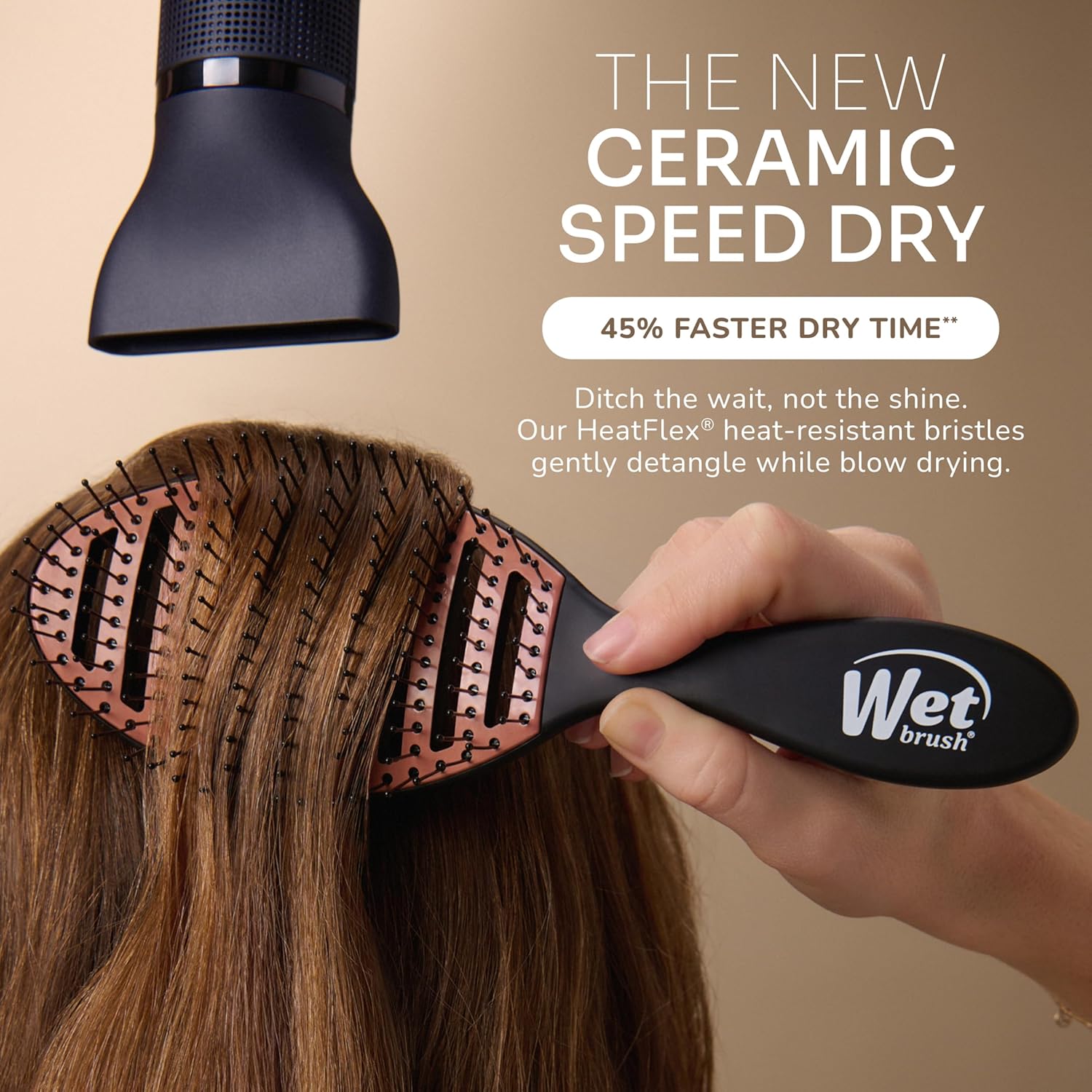 Wet Brush Ceramic Speed Dry Hair Brush
