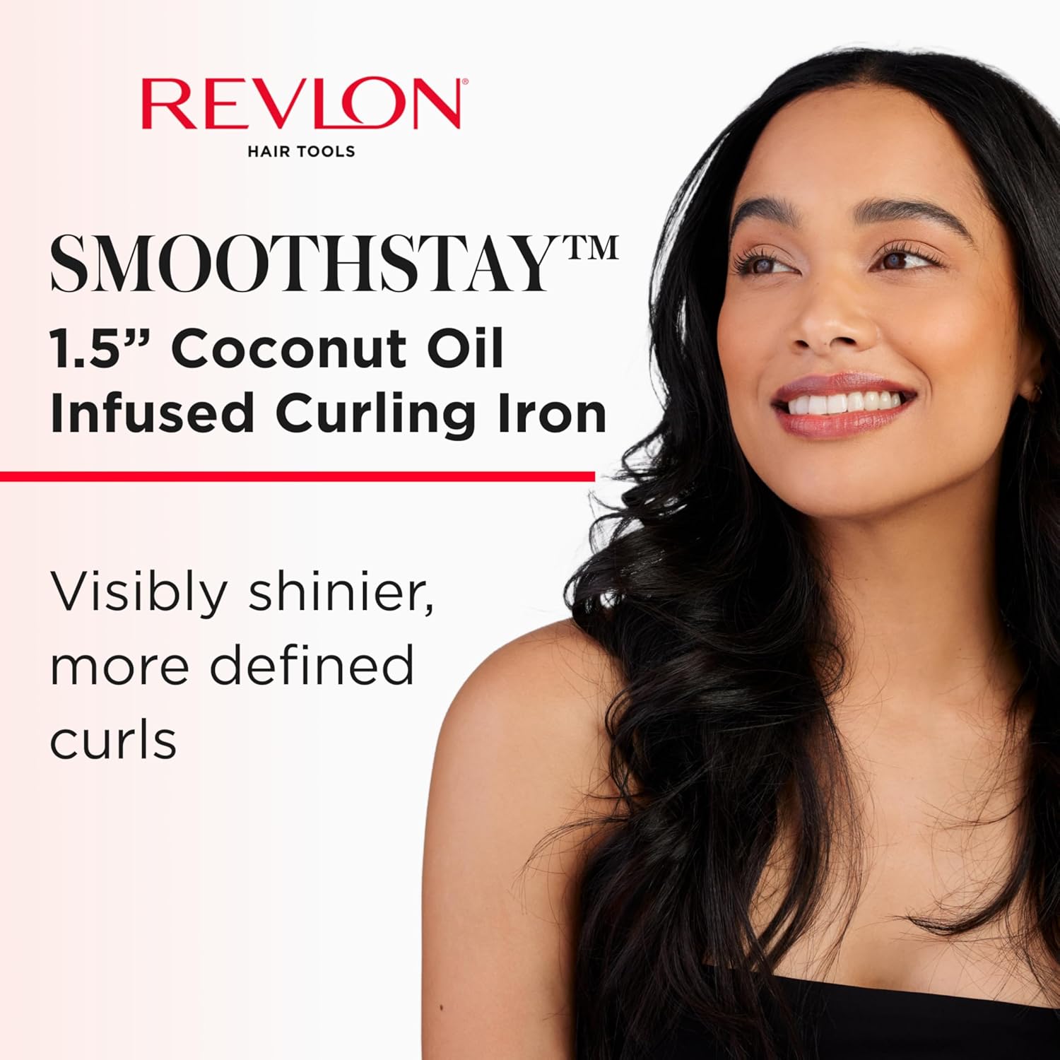Revlon SmoothStay 1.5 Inch Coconut Oil Infused Hair Curling Iron
