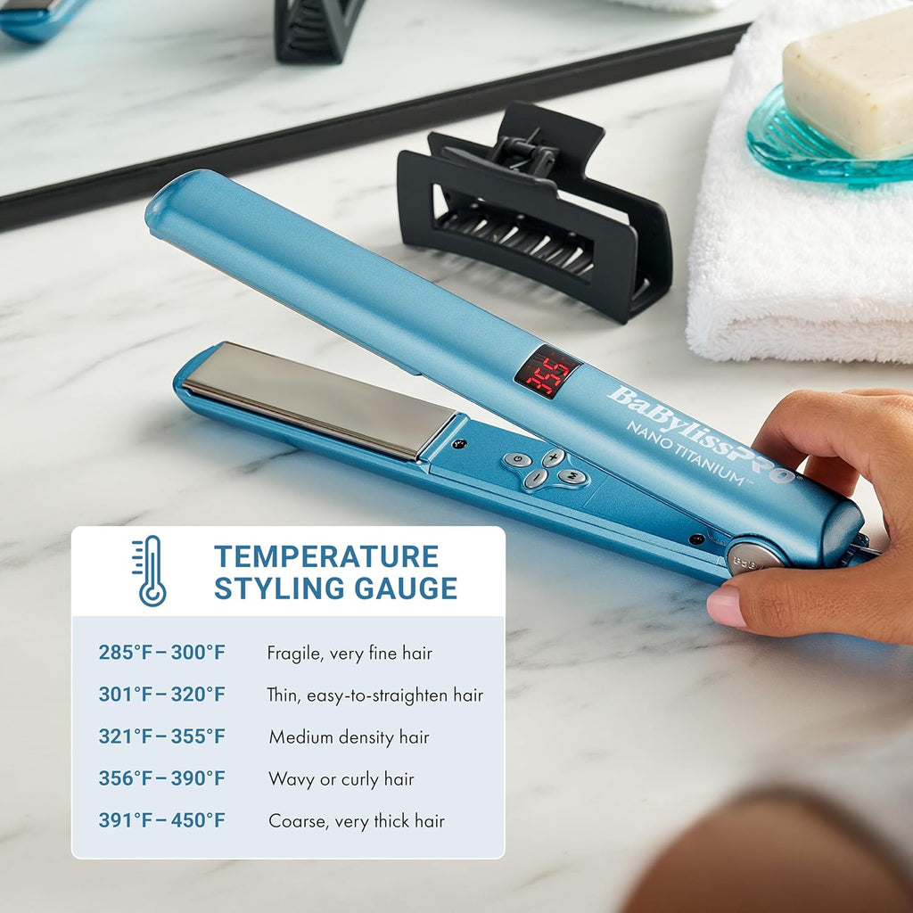 BaBylissPRO Nano Titanium Flat Iron