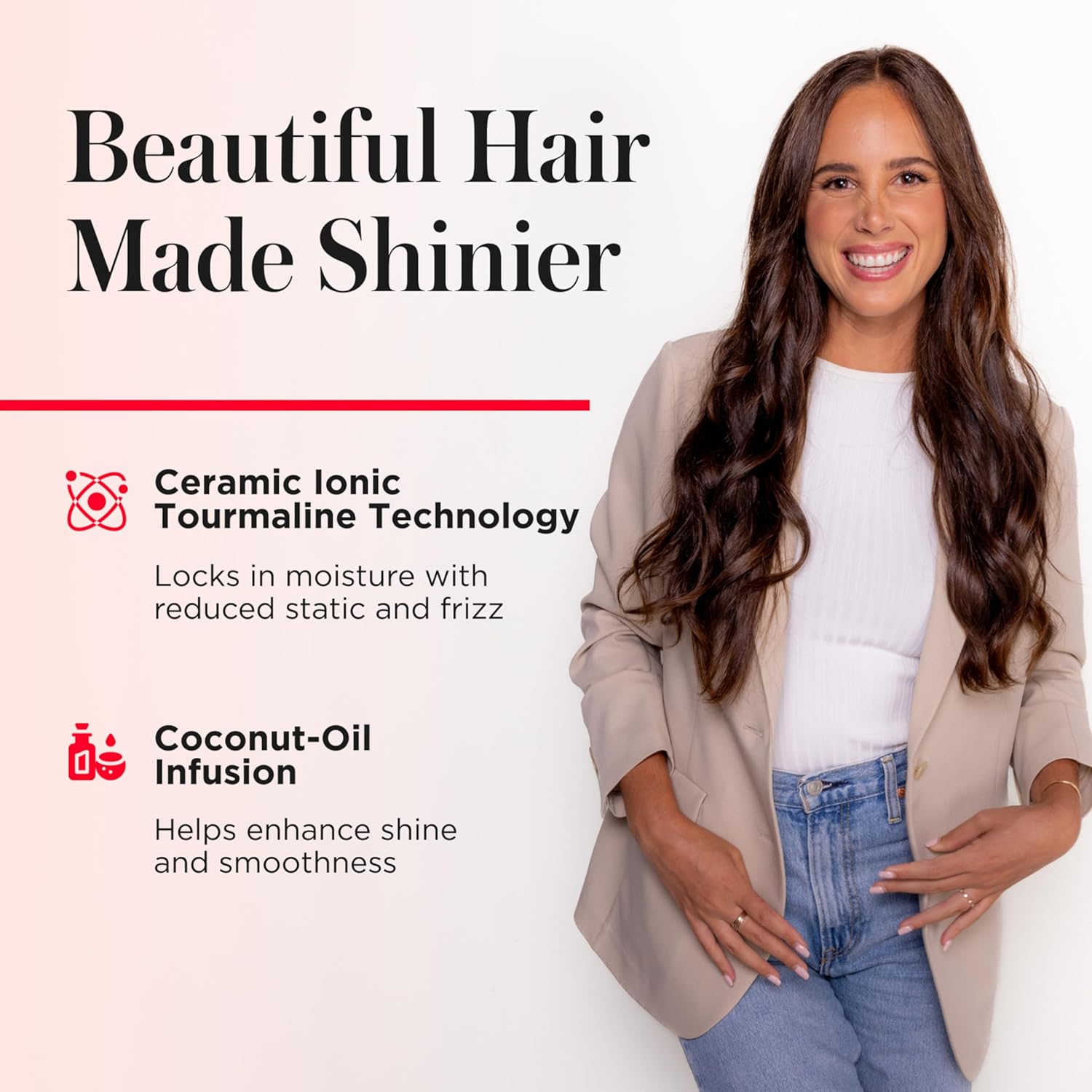 Revlon SmoothStay 1.5 Inch Coconut Oil Infused Hair Curling Iron