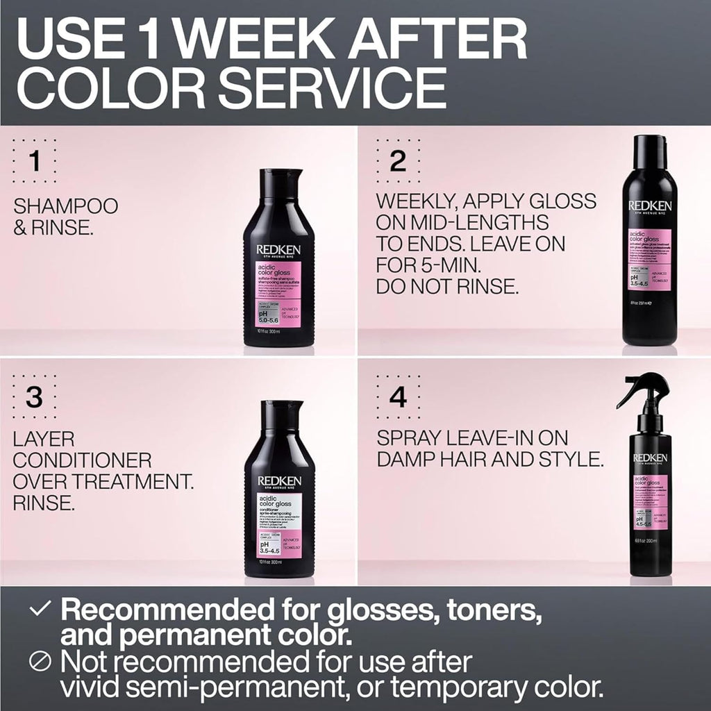 Redken Acidic Color Gloss Heat Protection Spray